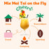 Packets 24 Pack Craftmix Blood Orange Mai Tai Cocktail & Mocktail Drink Mixer, Skinny Mixes - Water Flavoring - Made