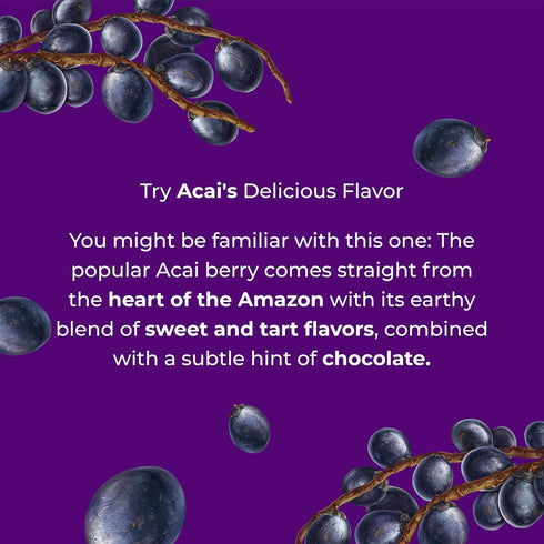 100% Immune 3 11oz (6-Pack) Amayu Exotic Super Fruit Juice | Acai | Organic Juice From the Amazon | NO Sugar Added |