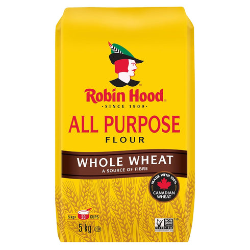 Robin Hood All Purpose Flour Whole Wheat 5kg {Imported from Canada}