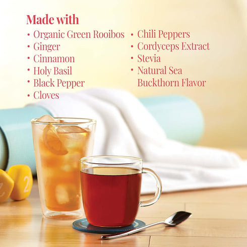 36 The Republic of Tea - Get Burning - Herb Tea for Metabolism, Tea Bags