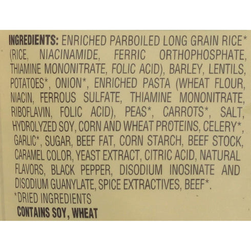 9.0 (Pack 6) Bear Creek Soup Mix, Vegetable Beef, Ounce