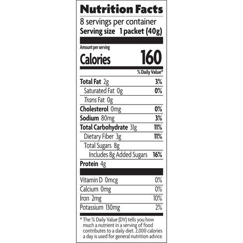 11.3 oz, (Pack 3) Nature's Path Organic Brown Sugar Maple Instant Oatmeal, Gluten Free, Non-GMO
