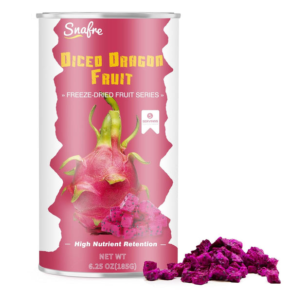 Freeze Dried Dragon Fruit, 6.53OZ/185G Freeze Dried Fruit, Frozen Drago n Fruit,