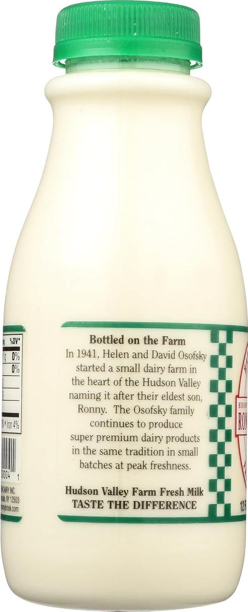 RONNY BROOK 12 RONNYBROOK FARM DAIRY Half & Half Cream, FZ