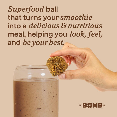 The Bomb Co. Blender Bomb, Java Jolt, Superfood Smoothie Mix with Coffee & Amino Acids, 10 Servings
