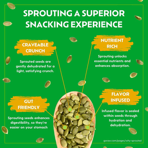 14 Oz Go Raw Organic Sprouted Pumpkin Seeds