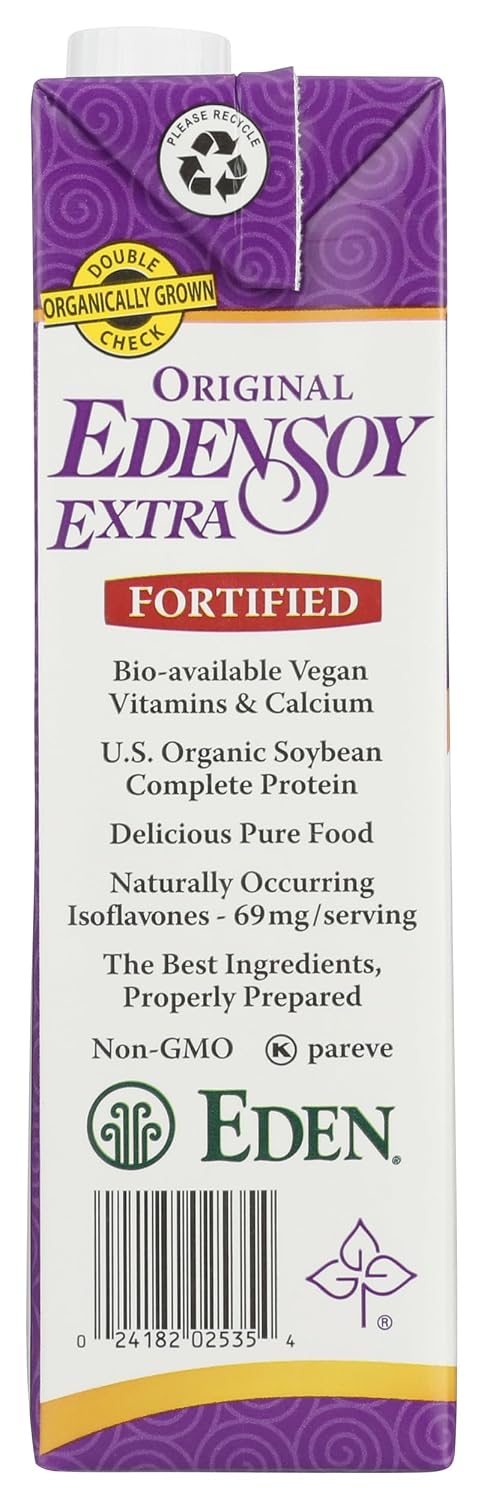 32 oz Eden Foods Extra Organic Original Fortified Soymilk