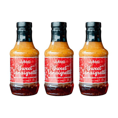 Lou Malnatis Sweet Vinaigrette Salad Dressing, 3 Bottles (12 oz Each) |