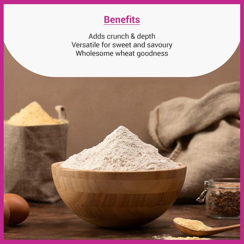 Jalpur 100g Coarse Wheat Flour (gor papdi flour)