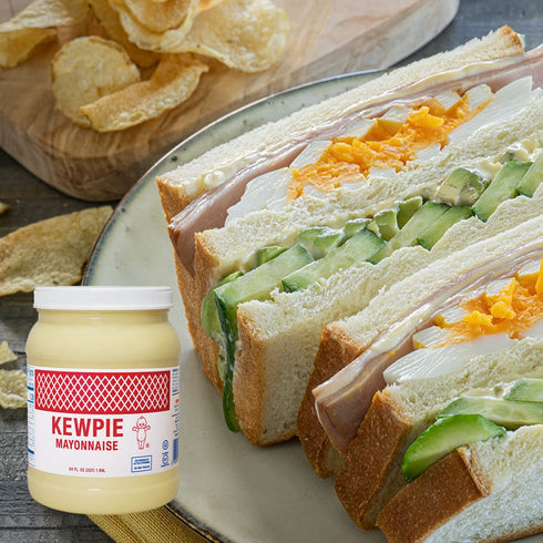 64 oz KEWPIE Mayonnaise (Product of USA), Authentic Japanese-Style Mayonnaise, Rich & Creamy Umami Flavor, Made