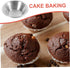 8pcs Veemoon Stainless Steel Tart Molds for Baking Muffins Pies and Desserts Nonstick Bakeware Use and Projects