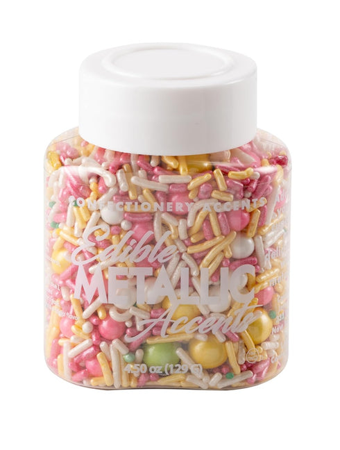 Sweet Evas CANDY LANE/EDIBLE METALLIC ACCENTS - Confectionery Accents, Sprinkles Mix, Decorating Sprinkles, Medley