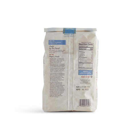 100% 4 Pack DeLallo Mezzi Rigatoni Pasta, Made with Only Durum Wheat Semolina, Bronze Cut, Made in Italy, All Natural