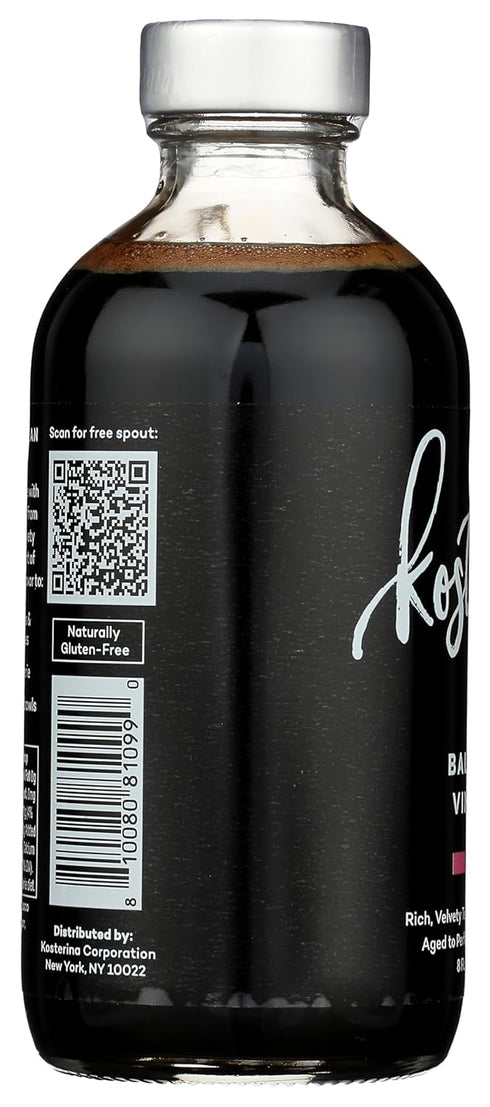 8oz Kosterina Fig Balsamic Vinegar | Sweet Fig Balsamic Vinegar from Modena, Italy | Perfect for Dressings, Marinades