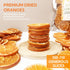 Luxsavia 1.1LB(500g) 100-110 Natural Dried Orange Slices Bulk,Approx Wheels,Dehydrated Orange Slices NO Addtives,Dried