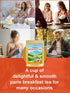 100 Count TeeLux Paris Breakfast Tea Bags, Blend Black Tea with Natural Vanilla & Bergamot Flavor, Robust & Smooth