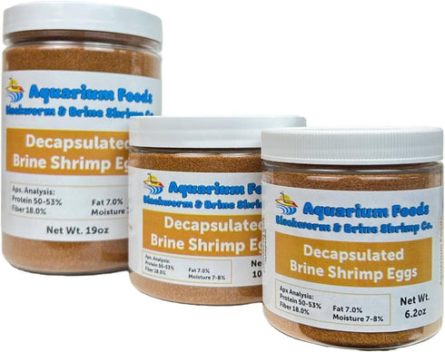 Aquatic Foods Inc. Decapsulated Brine Shrimp Eggs, Non Hatching Shell Free Artemia Cysts. These Eggs