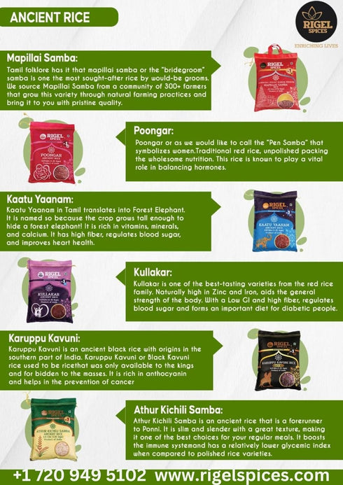 12+months Rigel Spices | Kullakar Red Rice | aged | GLUTEN FREE | Ancient Red Rice from India