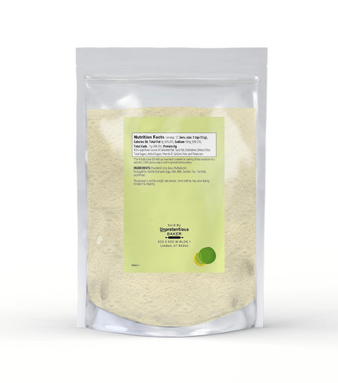 8 oz, Unpretentious Lime Juice Powder, Light Lime Flavor, Non-GMO, Water Soluble
