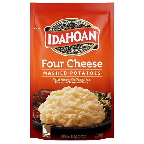 Idahoan Four Cheese Mashed Potatoes 4 oz. (Pack of 10)