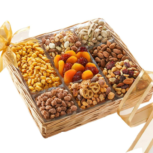 Broadway Basketeers Dried Fruit Gift Tray Edible Gift Box Arrangements and Healthy