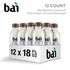 18 12 Pack Bai Antioxidant Infused Water Beverage, Molokai Coconut, with Vitamin C and No Artificial Sweeteners, Fluid
