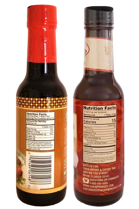Carib Jamaican Browning Caramel and Pimento Seasoning 5 Ounce Combo (Pack of 2)