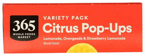 365 by Whole Foods Market 3 oz, 6 (Frozen) , Citrus Pop-Ups, fl ct