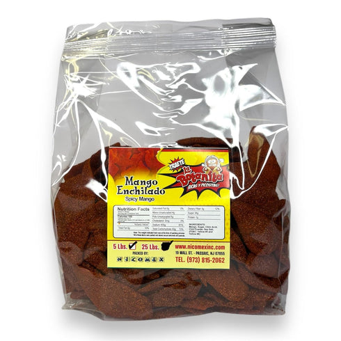Generic Mango enchilado nicomex. Dried Chili Chamoy Mango Slices. Authentic Mexican Dry Fruit