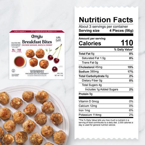 7 OZ AmyLu Maple & Cherry Breakfast Bites