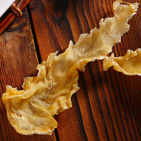 701 (250grams) Dried Cod Fish Maw Hua Jiao,Fish Maw,Fish Maw Dry Goods,Deep Sea Isinglass,Arowana Isinglass,Dry Goods