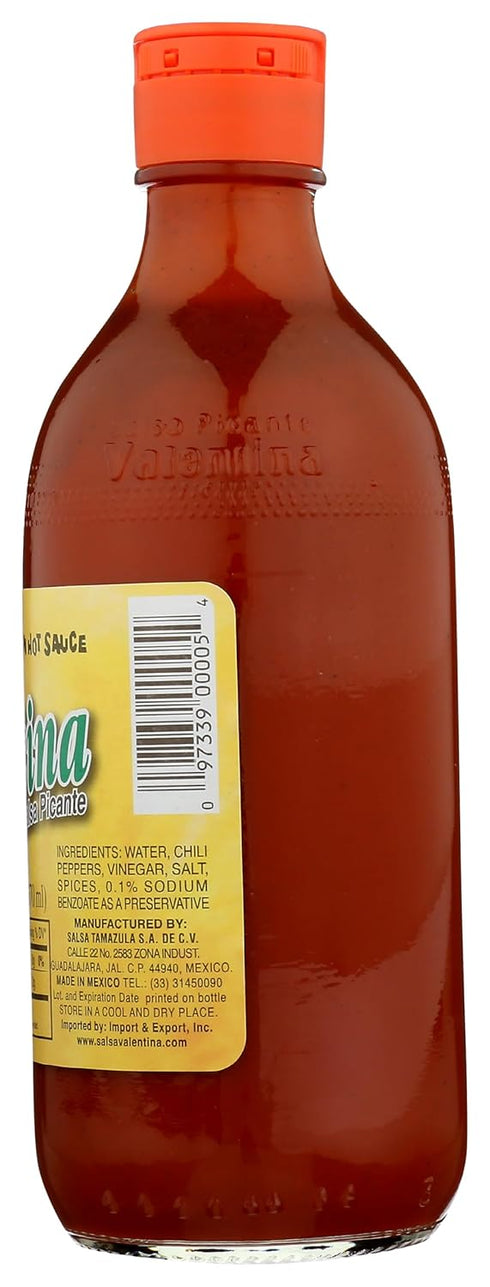 Valentina 12.5 (Pack 12) Mexican Hot Sauce, Fluid Ounce