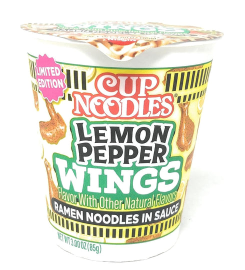 2 pack Cup Noodles Wings Ramen Noodles in Sauce - - Limited Edition (Lemon Pepper)