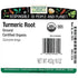Frontier Herb Organic Ground Turmeric Root, 1 lb