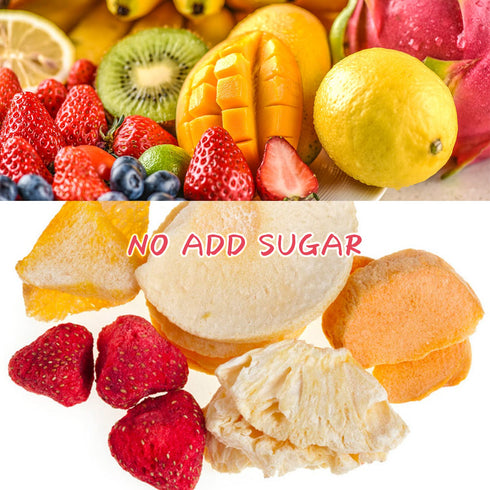 12 Pack Pack, 0.35 Oz ONETANG Freeze-Dried Mixed Fruit, Single-Serve Non GMO, Kosher, No Add Sugar, Gluten free, Vegan