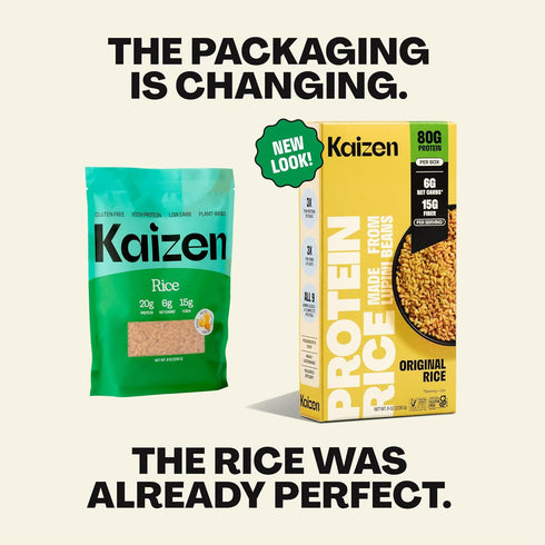 Pack, 20g (6g 8 Pack 3 Kaizen Protein Rice Variety Protein, Low Carb Net Carbs), Keto-Friendly, Gluten-Free, Made