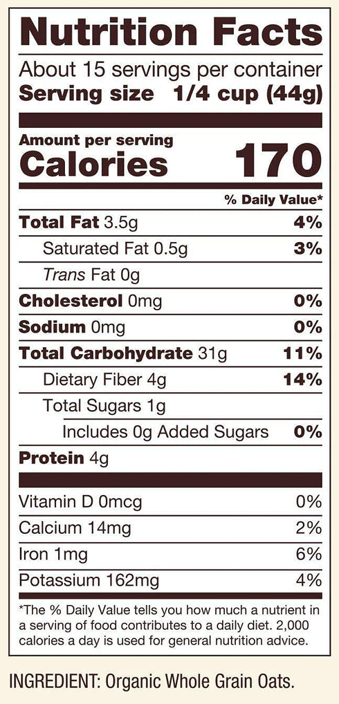 24 oz 2 Bob's Red Mill Organic Steel Cut Oats - - pk