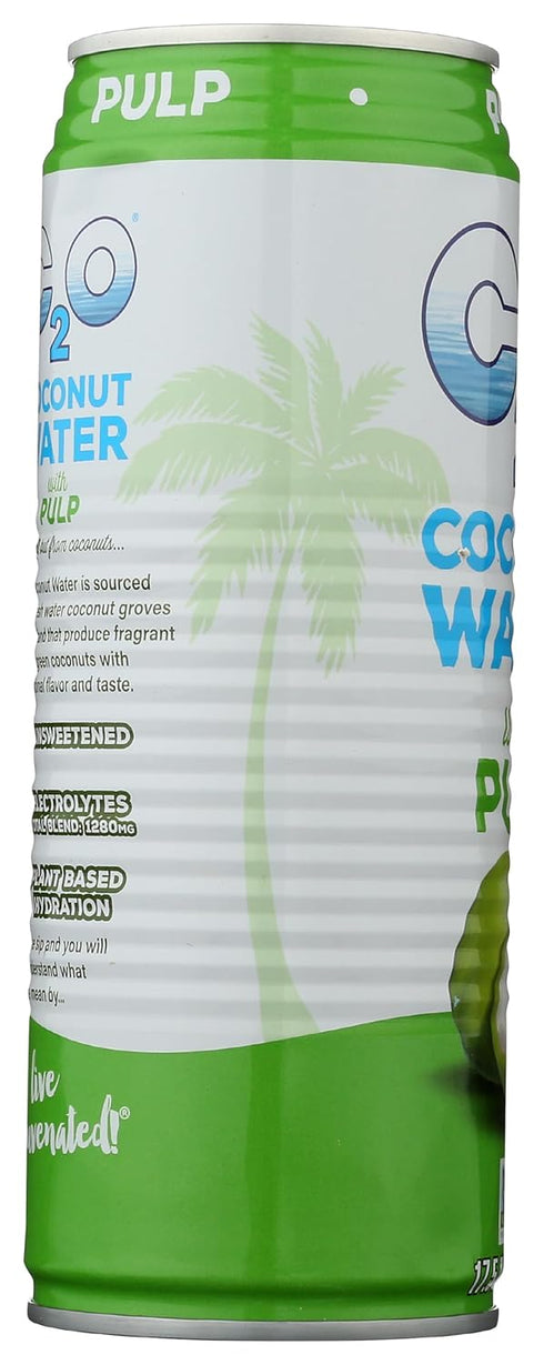 C2O 17.5 Pure Coconut Water with Pulp, Fluid Ounce