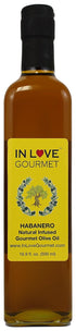 In Love Gourmet Habanero Natural Flavor Infused Olive Oil 500ML/16.9oz Spicy Habanero