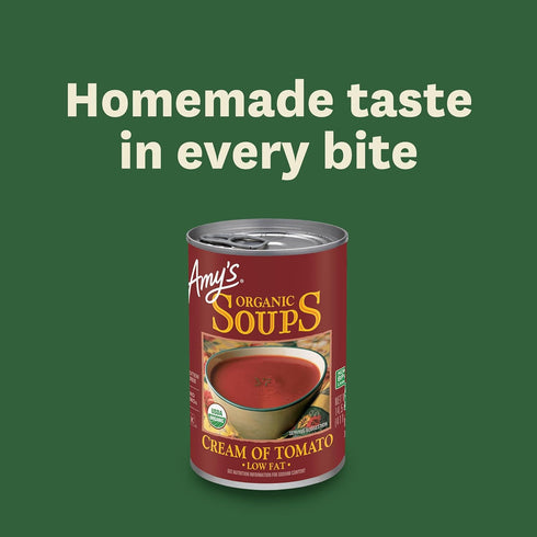 14.5 oz Amy's Soup, Organic Cream of Tomato, Low Fat, Gluten Free