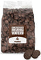 GEEOOLLAH Dark Cocoa Candy Melts 4 LB Resealable Bag, Confectionery Coating Wafers for