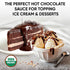 7.2 oz Pack 4 King's Cupboard Organic Hot Fudge Sauce - The Perfect Hot Chocolate Sauce for Topping Ice Cream