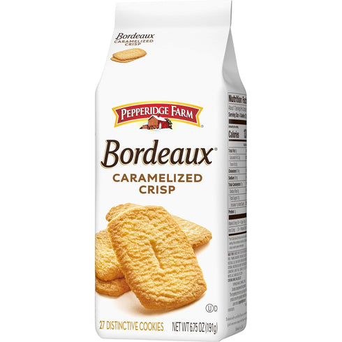 6.75 Oz Pepperidge Farm Bordeaux Caramelized Crisp Cookies, Bag