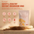 6 Immune 20 1 Pack Bunkell Mushroom Chai, Adaptogenic Mushrooms with Lion's Mane, Reishi, Cordyceps, Shiitake, King