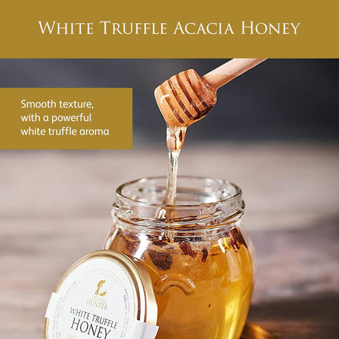 Set TruffleHunter - TruffleHunter Preserved Truffle Selection Gift - Black & White Truffle Oil, Sea Salt, Truffle Honey