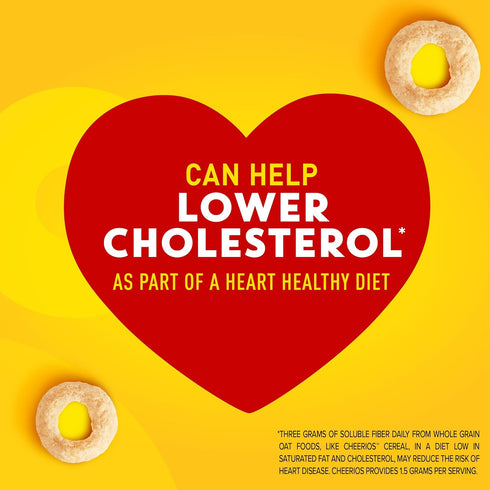 8.9 OZ Cheerios Original Heart Healthy Cereal, Gluten Free Cereal with Whole Grain Oats, Cereal Box