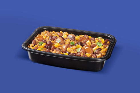 6 Pack (6/10.5 oz K12) Miss Olives Chicken Tinga & Rice Meal, Trays Heat & Serve Microwave Meals Ready-to-Eat Entres