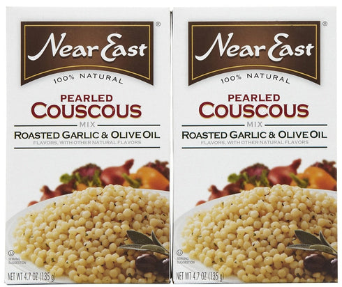 Near East Pearled Couscous Mix Roasted Garlic and Olive Oil - 4.7
