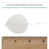 30 Count Global Sugar Art Hydrangea Leaves Sugar Cake Flowers Small White, by Chef Alan Tetreault