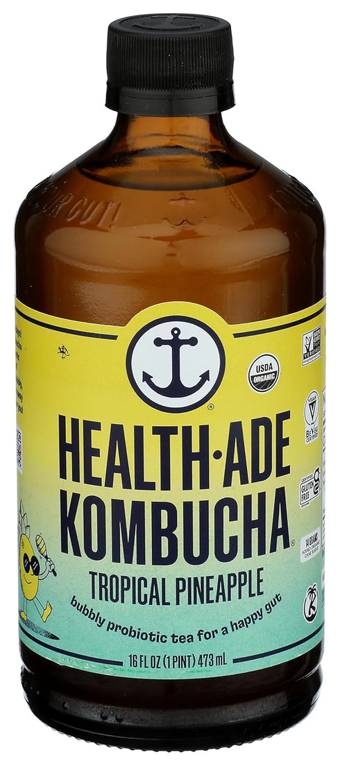 Health Ade, Kombucha Tropical Punch Organic, 16 Fl Oz